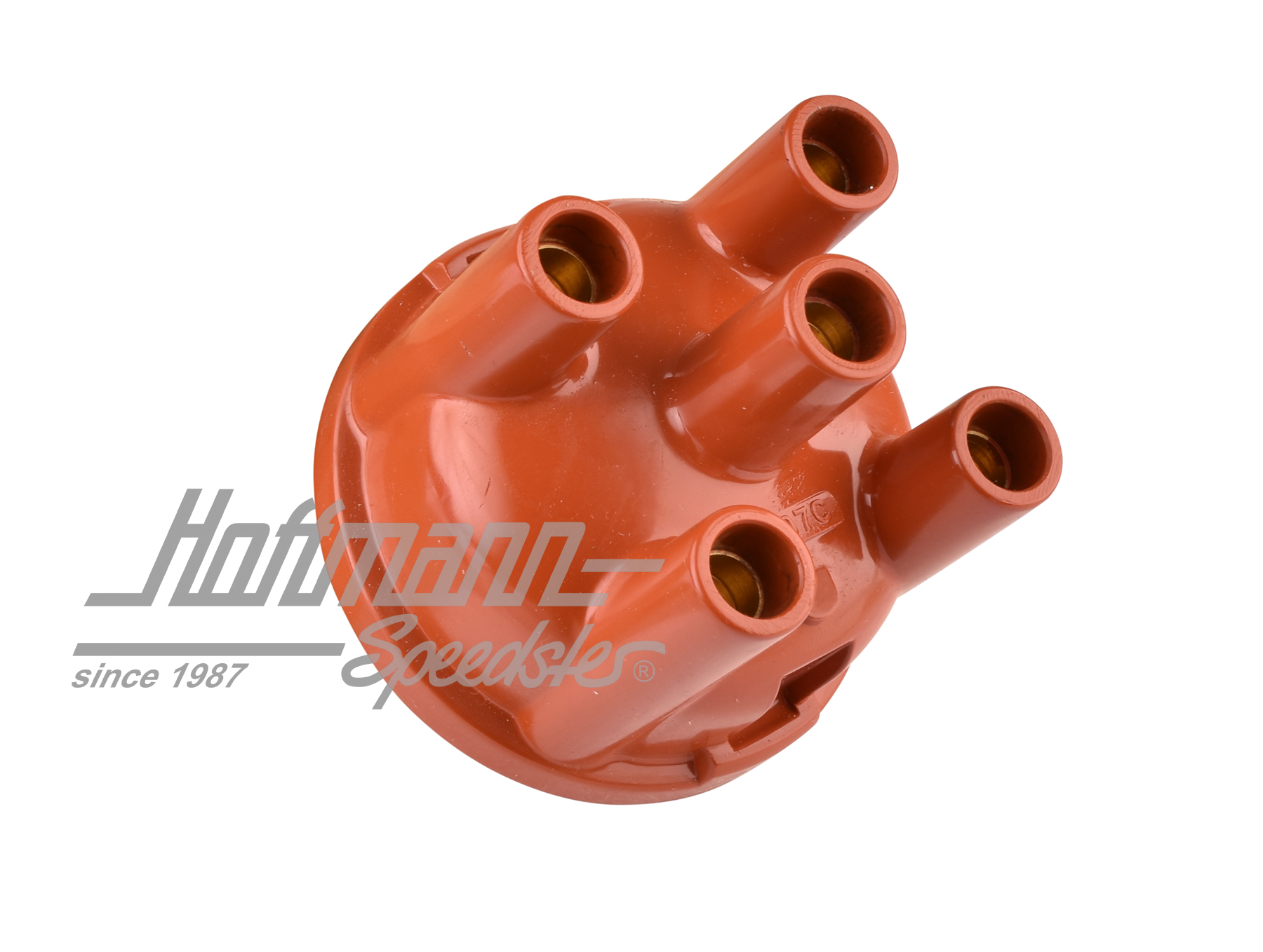 Distributor cap, flat, ø 65mm (red)                                                                 