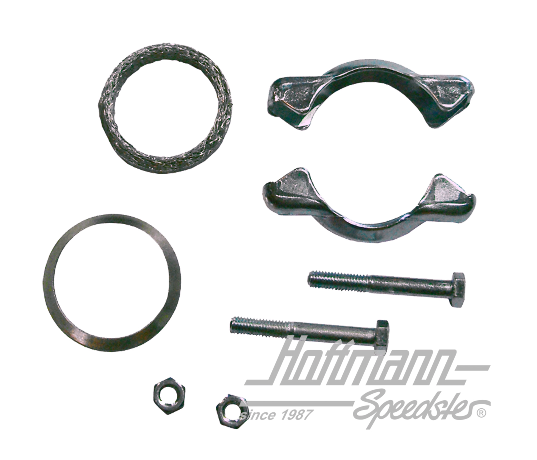 Mounting kit, heat exchanger/tailpipe, 35mm                                                         