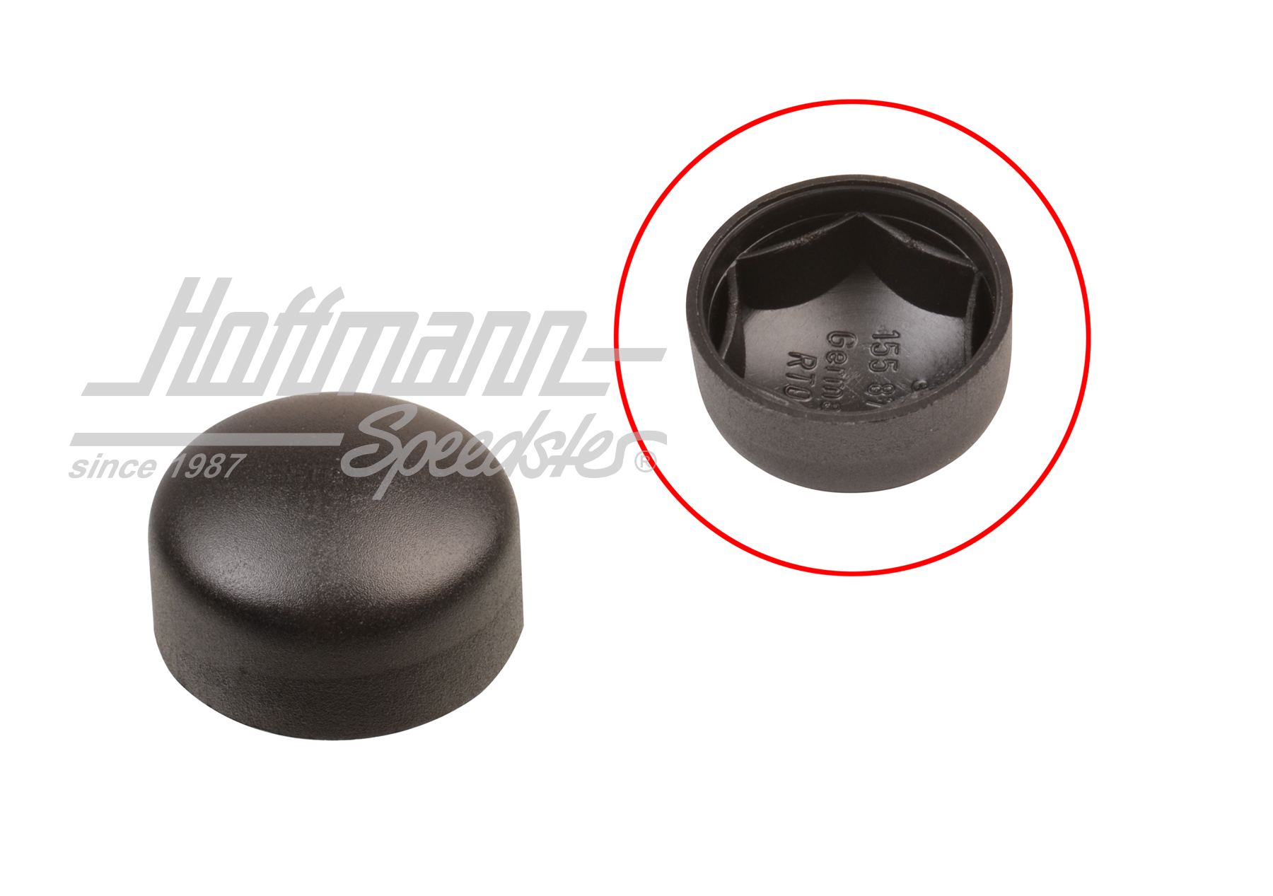 Cap, soft top screw, front | 155 871 143 | 180-4810-50