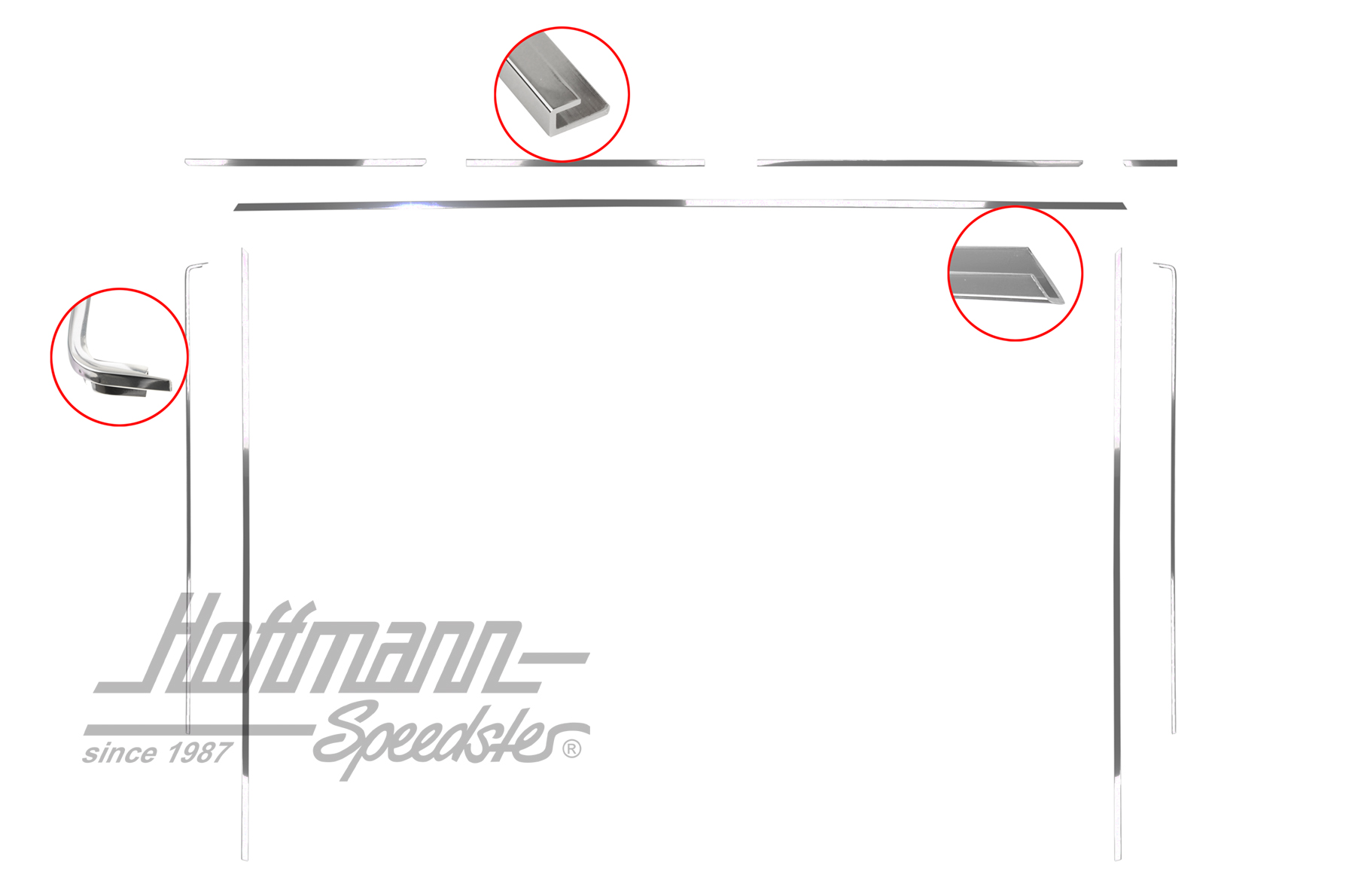 Moudling set, dashboard, 911/912, 65-68 | 901 552 9 tlg | 580-0015-10