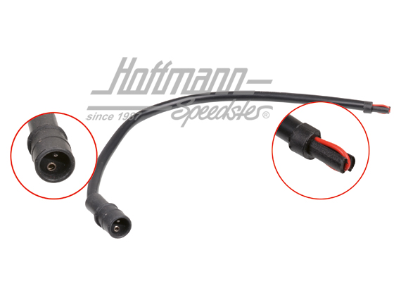 Warning contact, brake pads, front, 84-89                                                           