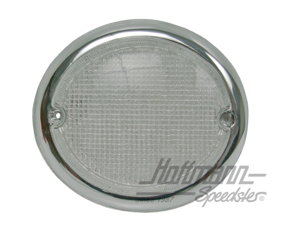 Turn-indicator lens, white, Bus T1, front, left | 211 953 161 B | 086-2043-01