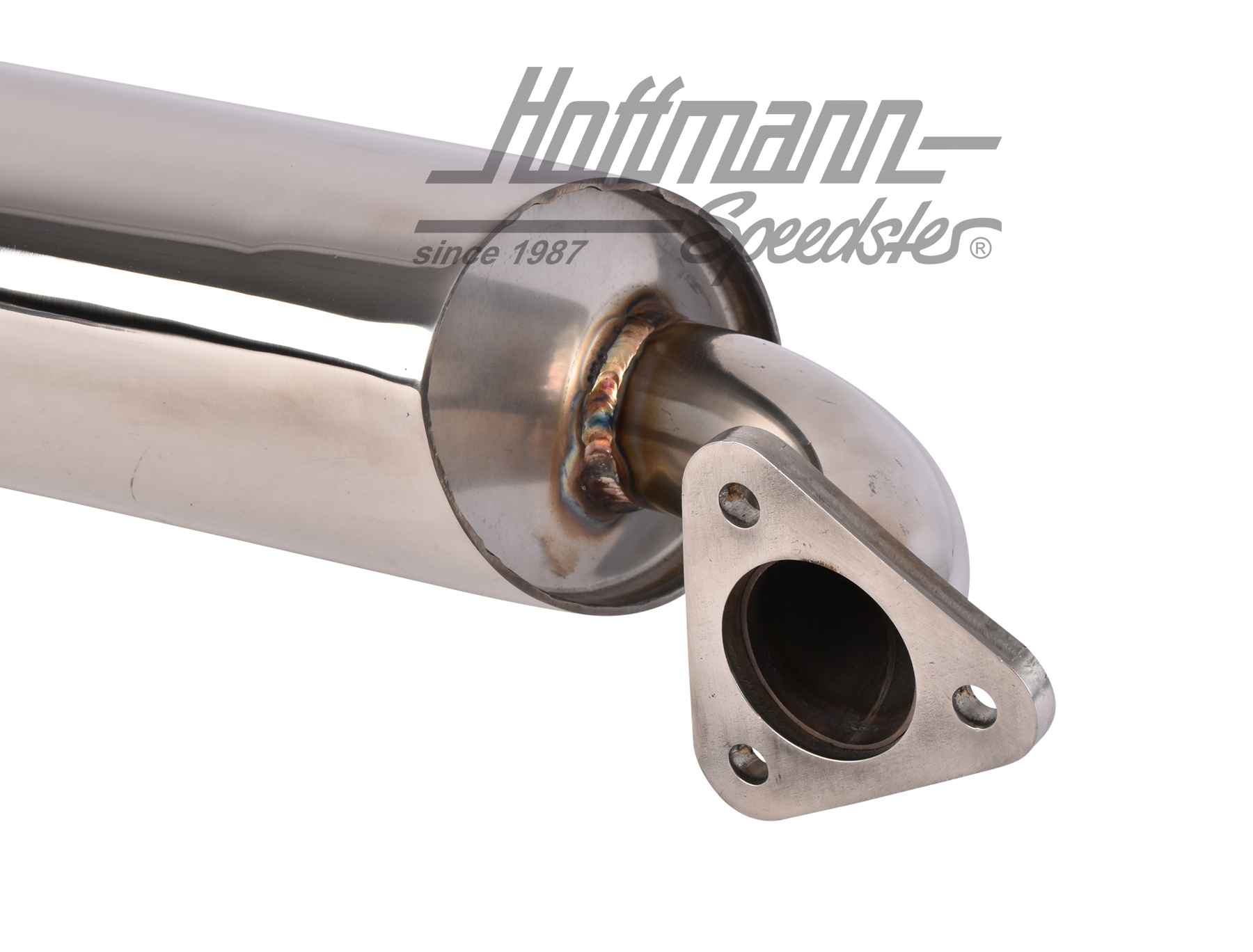 Single exhaust muffler, stainless steel, Bus T1/T2                                                  