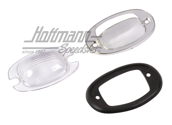 Lens, license-plate light, 356 B/C, chromed                                                         