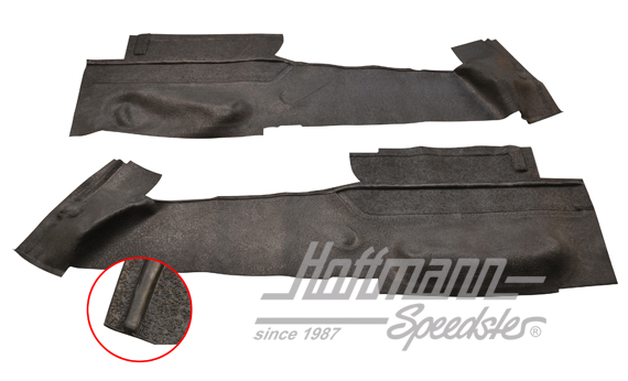 Rubber carpetings, seat box, rear | 211 867 765 B | 098-0000-76