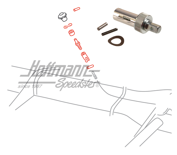 Heater control, Beetle / Bus, 52-67 | 111 711 681 Satz | 020-2016-28