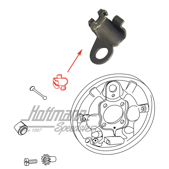 Retaining plate, brake cable, right, 10.57- | 113 609 637 | 020-4099-08