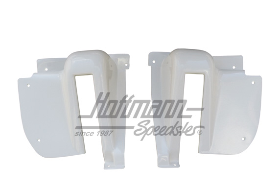 Hinge covers, Bus T1, rear, white | 211 867 529 | 098-0165-06