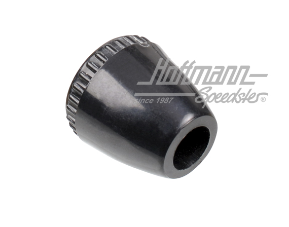 Knob, seat adjuster, black (vintage)                                                                