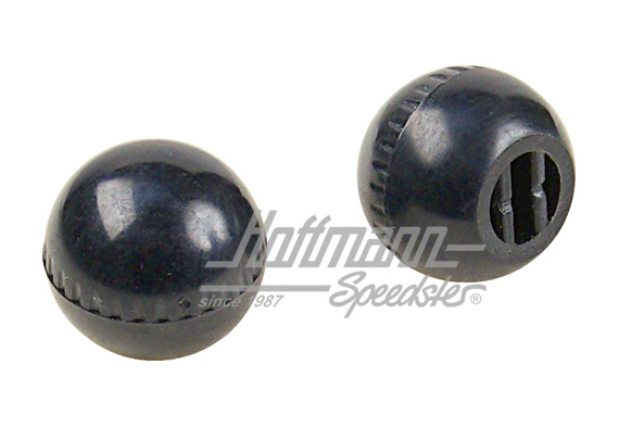 Heater lever knobs, black | 131 711 741 B 01C | 020-2015