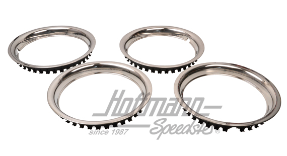 Wheel trims, universal, stainless steel, 16"                                                        