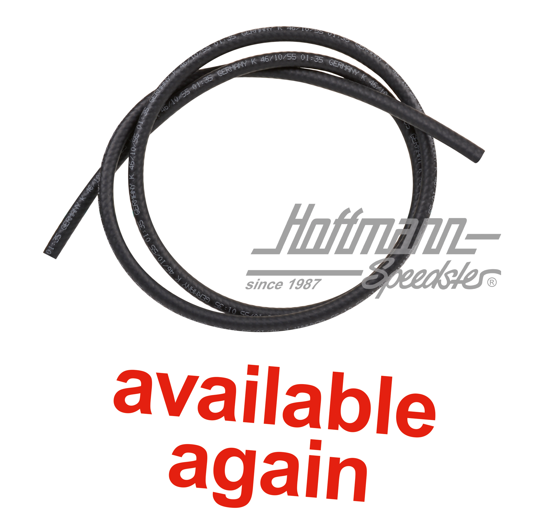 Water hose, radiator overflow, 7x2.5mm | 443 121 107 A | 110-1883-40