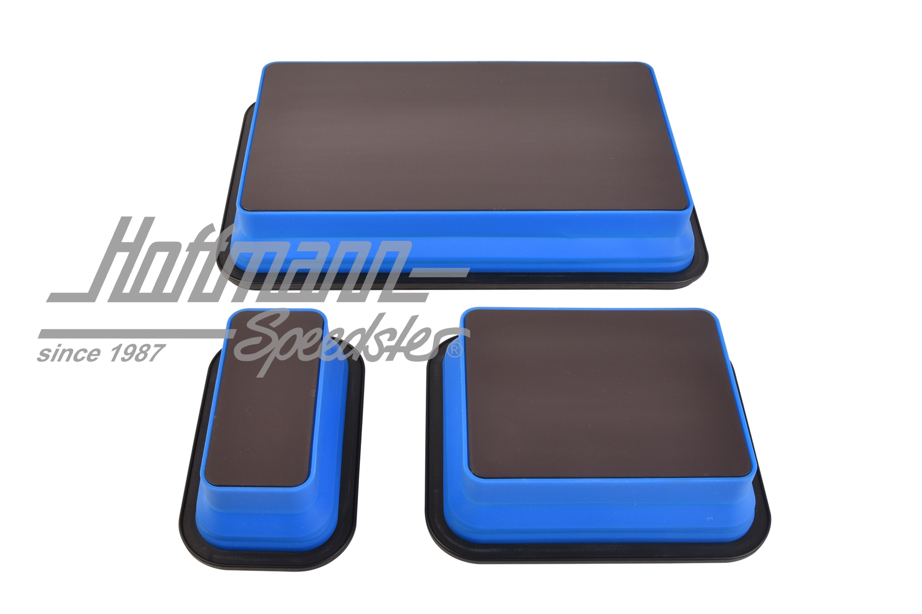 Magnetic Adhesive Tray Set, Silicone, 3-piece
                                                      