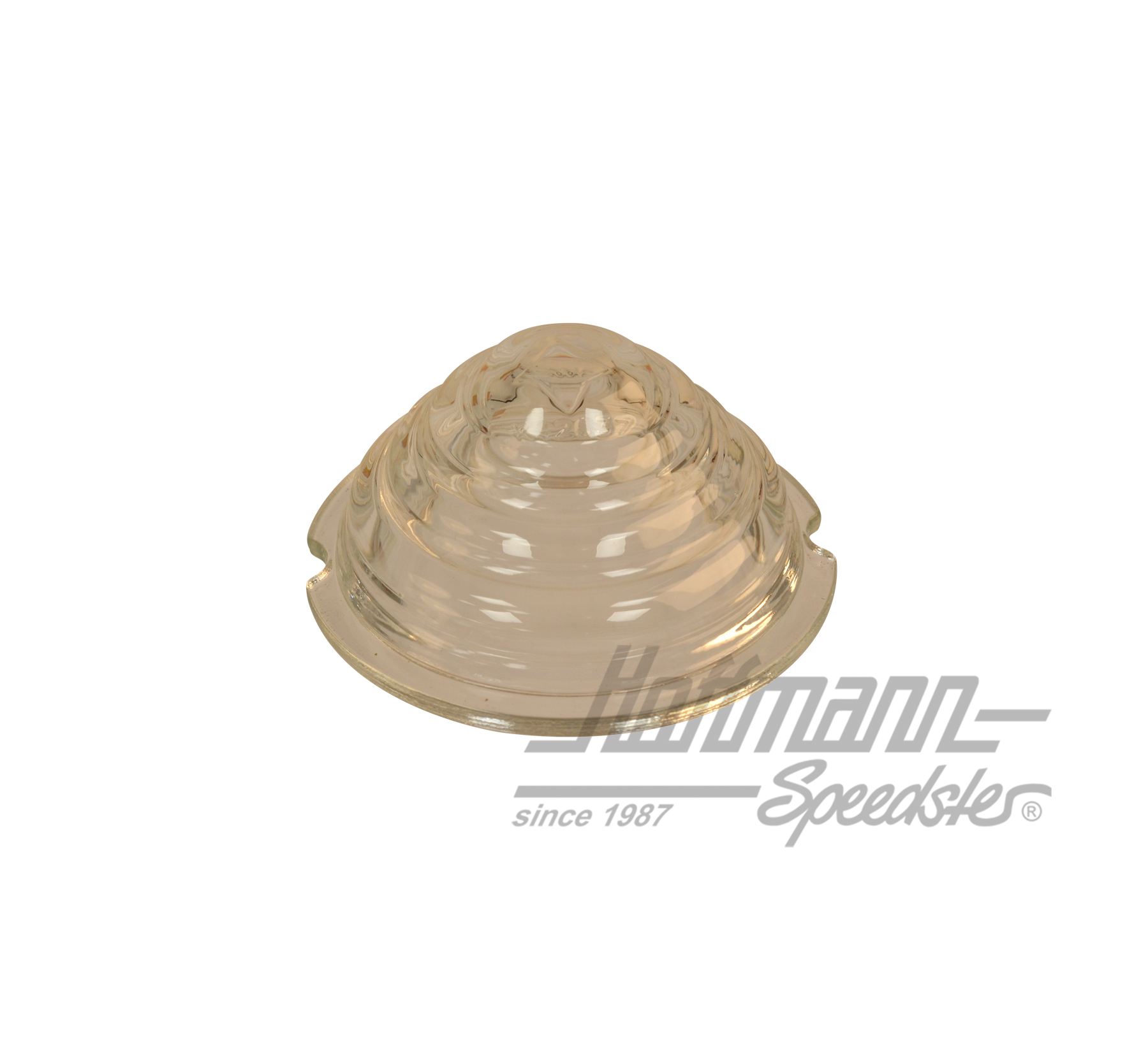 Turn-indicator lens, 356 A, front, white (glass)                                                    