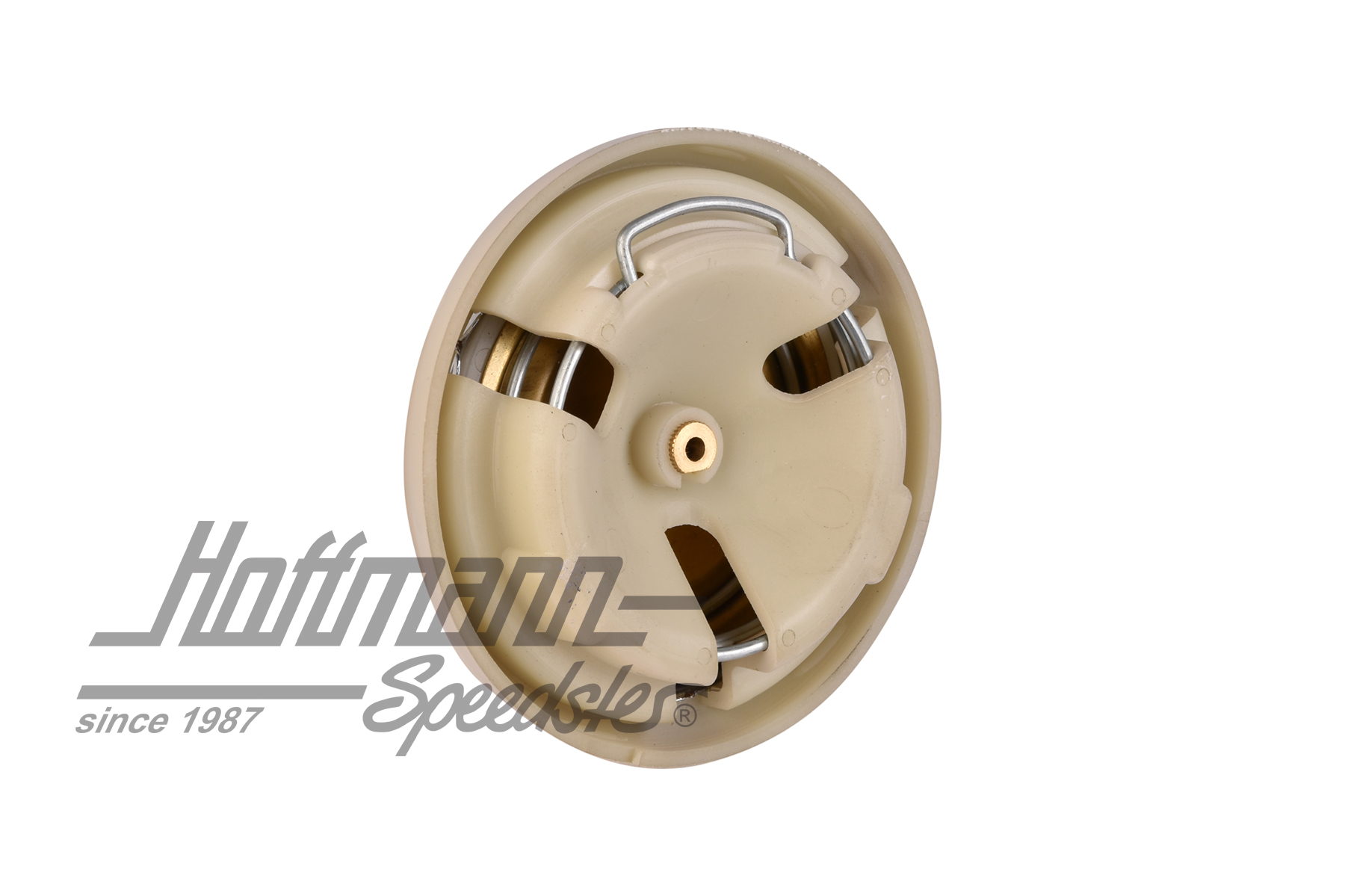 Horn button, with clock, Beetle/Bus, grey                                                           