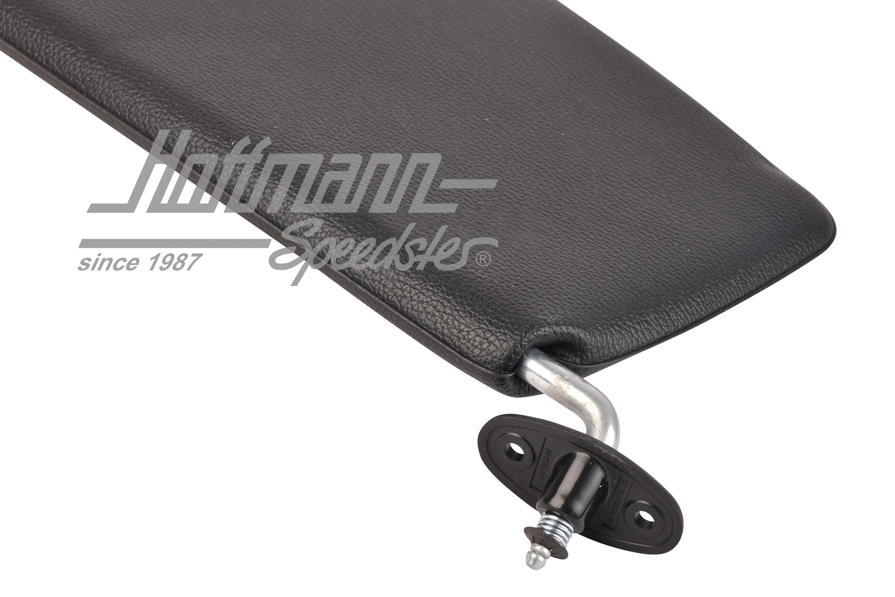 Sun visors, black, with mirror, Sedan/Convertible, .68-                                             