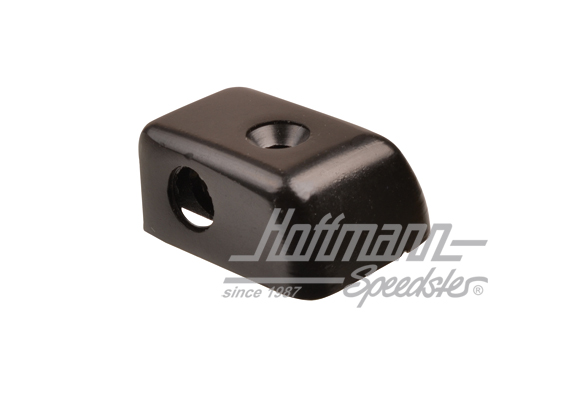 Sun visor clip, Type 181, black, left | 181 857 561 A 043 | 080-5495-01