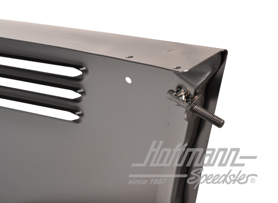 Covering, Targa bow, black, 74-87                                                                   