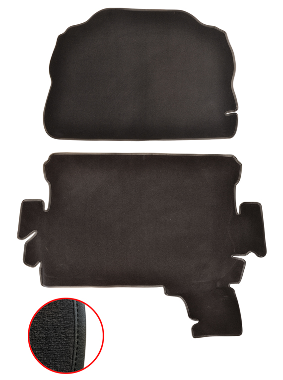 Trunk carpet kit, 1303, black |  | 026-6621