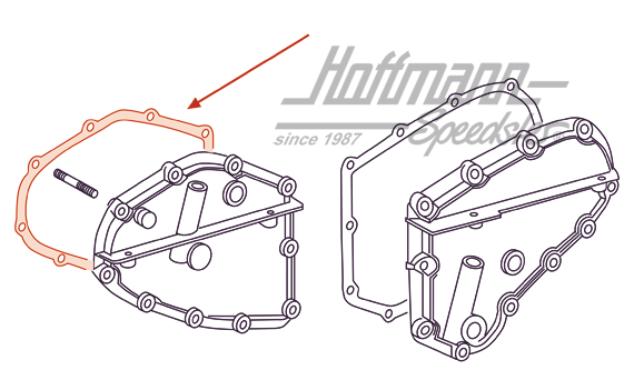 Seal, timing-chain case, 911, 65-67, left                                                           