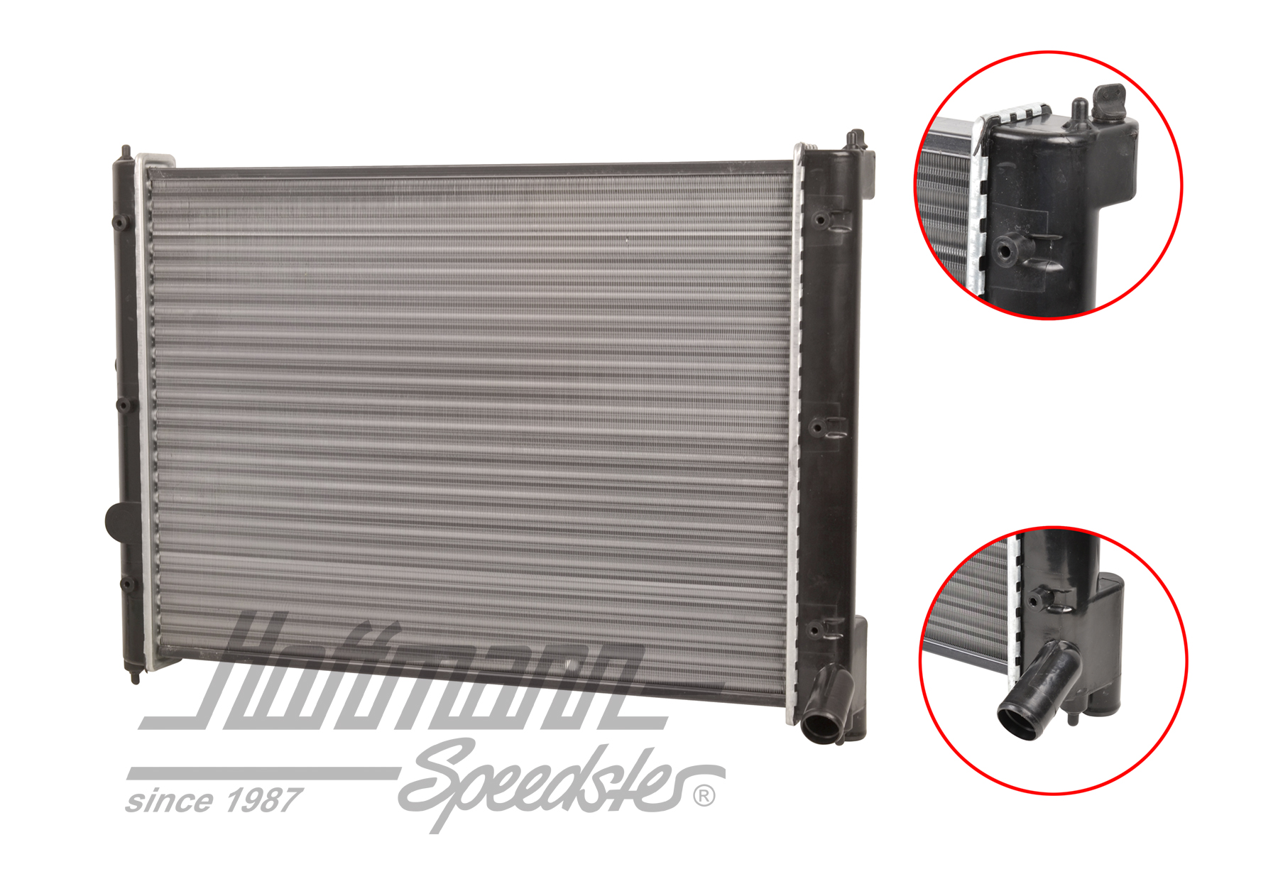 Radiator, 568x438mm, 1.9-2.1/1.6-1.7 | 068 121 253 B | 307-4120