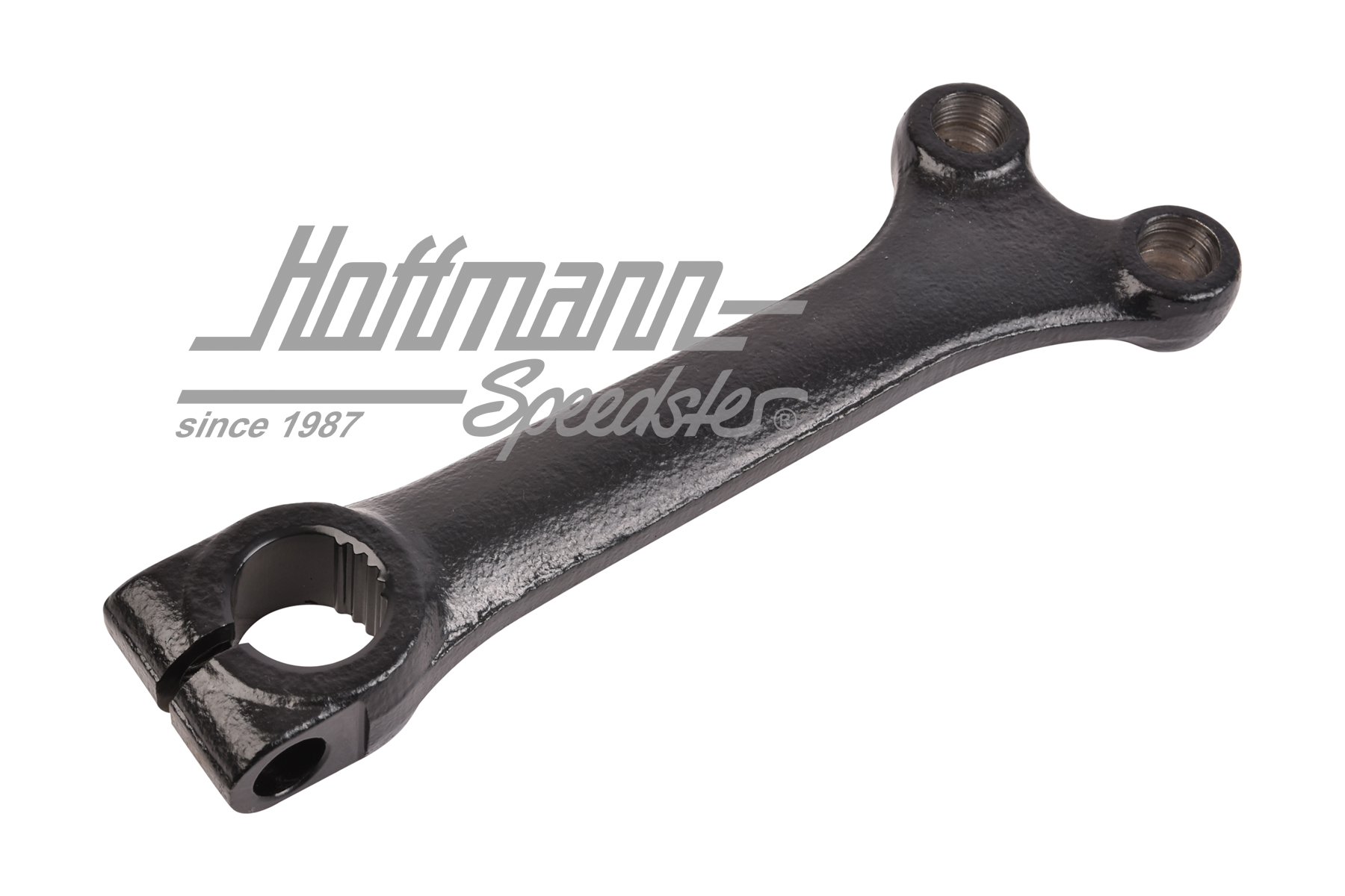 Steering lever, 1.60-12.86, without stop, black | 17-2567-B | 020-4298-14