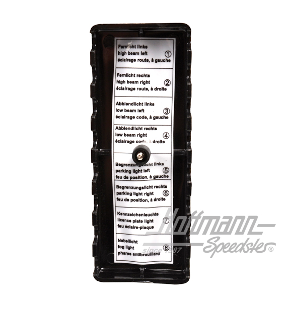 Fuse box, 911, 70-73, eightfold                                                                     