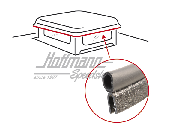 Seal, small roof, 63-67 | 231 070 706 | 089-1900