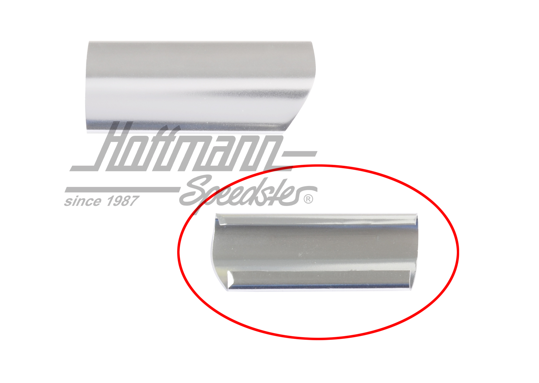 End piece, moulding, rear window, left | 901 565 561 40 | 510-9440-01