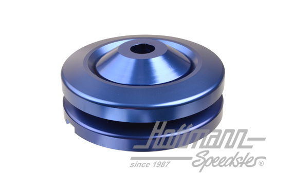 Alternator/generator pulley, 12V, Billet, blue | 18-1080 | 010-1161-27