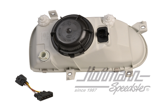 Headlight, Golf 3, -92/-97, Hella, left                                                             