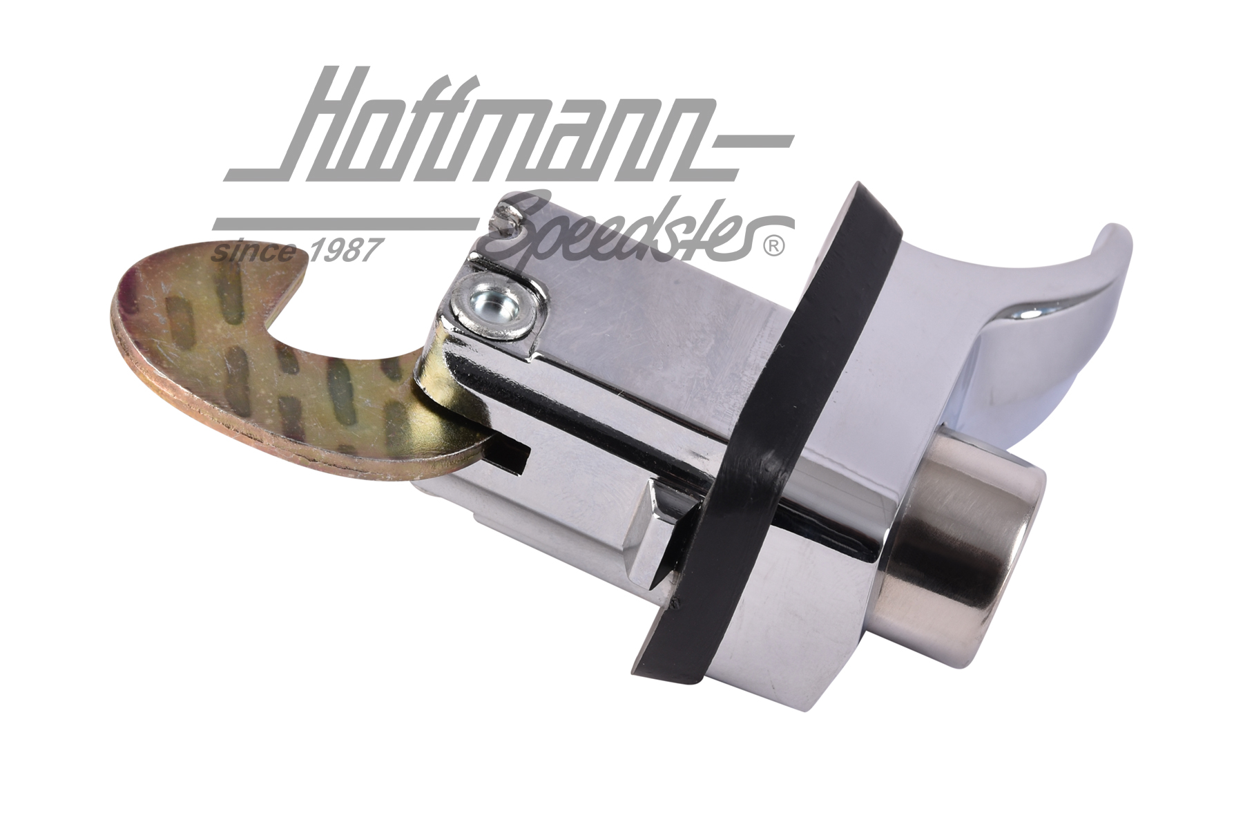 Engine-hood lock, 8.71-, chromed, Top Quality                                                       