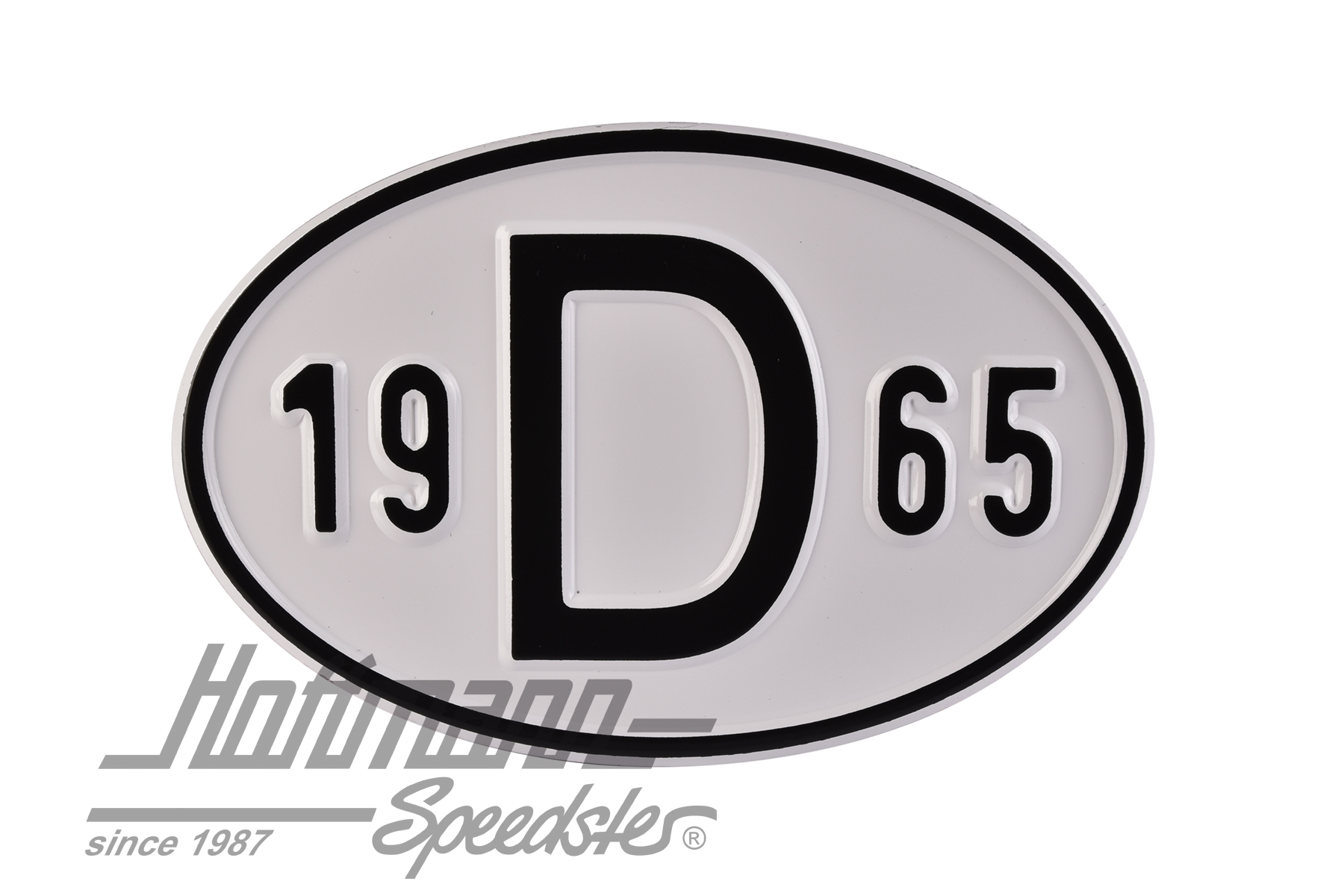 Nationality plate "D", alu, with year 1965 |  | 020-2396-65