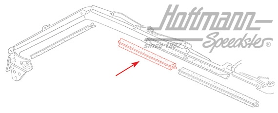 Folding-top seal, side window, upper, right | 155 871 362 D | 180-4022