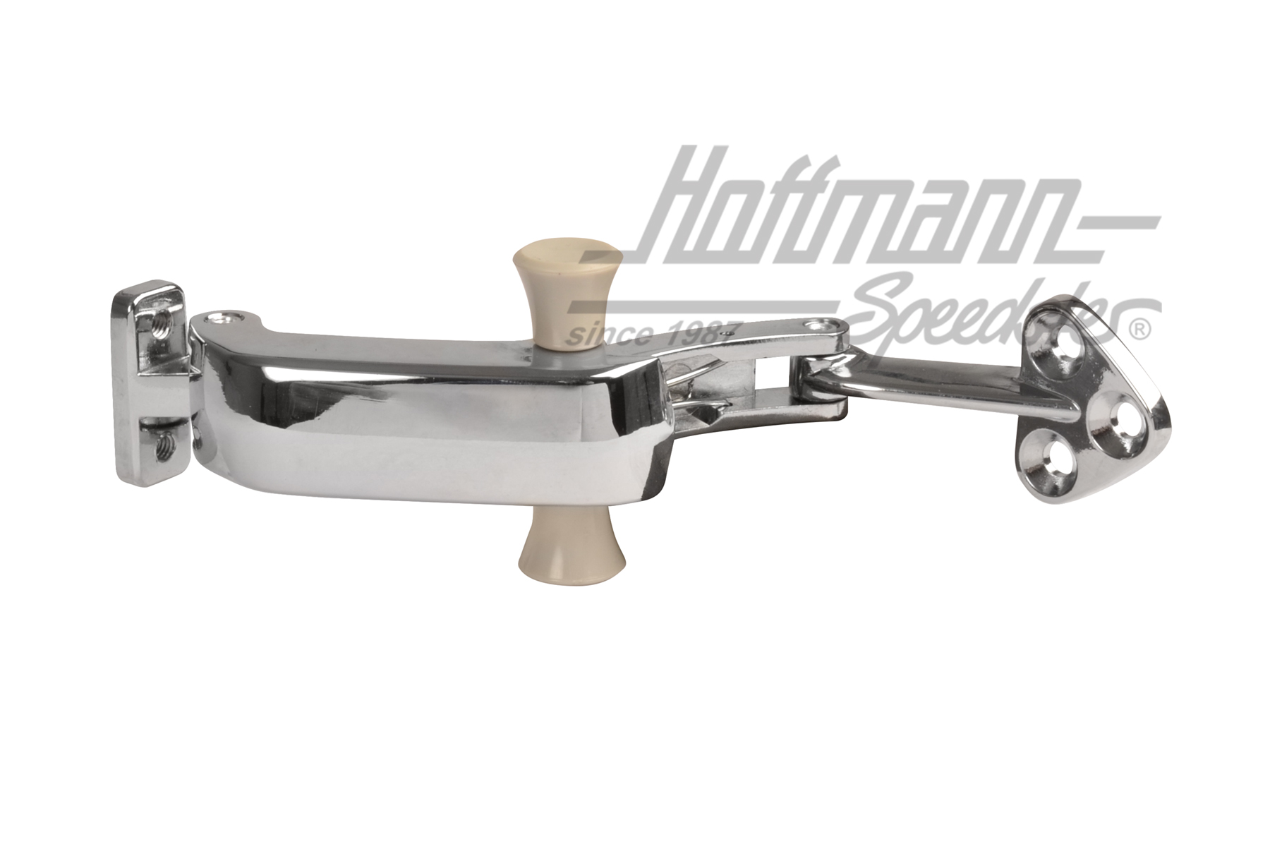 Pop-out window latch, chromed/grey, Bus T1 | 211 847 081 D grau | 089-4580-26