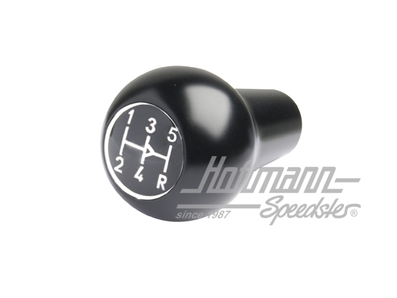 Shift-lever knob, 911, shiny black, 72-86                                                           