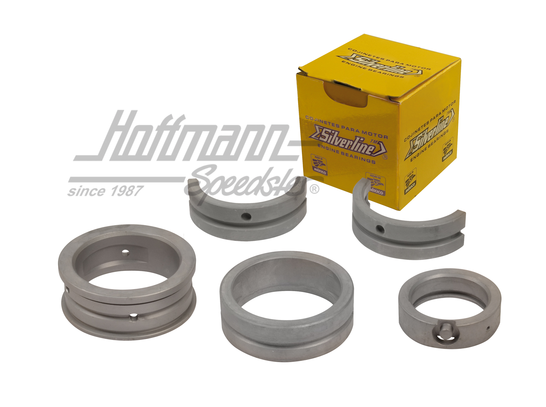 Main bearing set, 1.00/0.75/thrust 21mm, steel | 111 198 487 OS | 010-0141-59