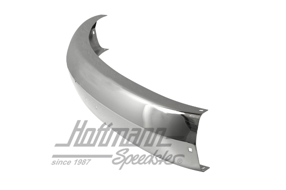 Bumper, front, 67-72, chromed                                                                       