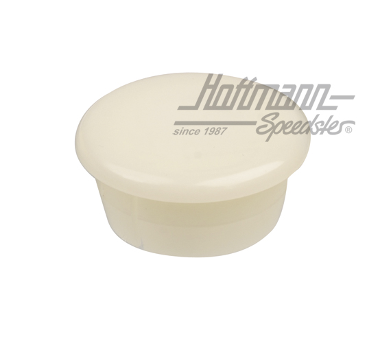 Seal plug, towing hook, white                                                                       