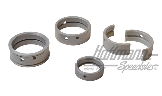 Main bearing set, 0.50/0.25, thrust 21mm, steel | 021 198 493 AOST | 092-0322-50