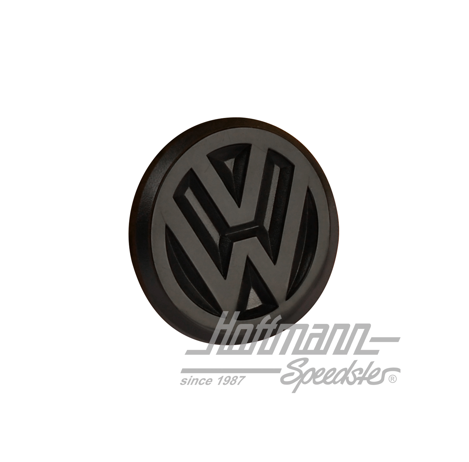 Emblem, rear, small, black | 191 853 601 B 01C | 180-6505-16