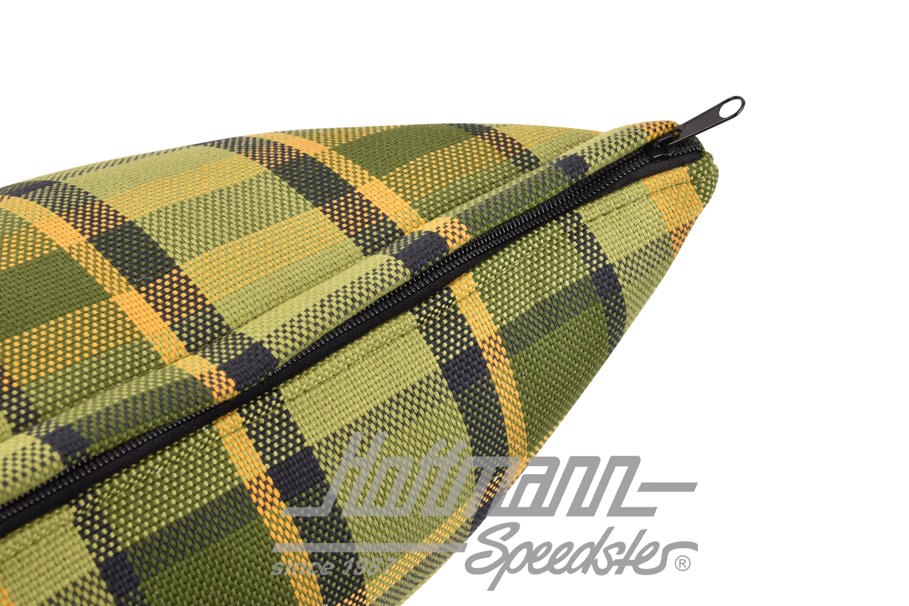 Cushion, Westfalia, green/yellow, 39x39cm                                                           