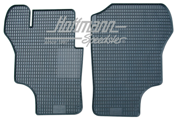 Rubber mat set, black, 2-pieces, Bus T3 | 2300 451 420 | 360-1010