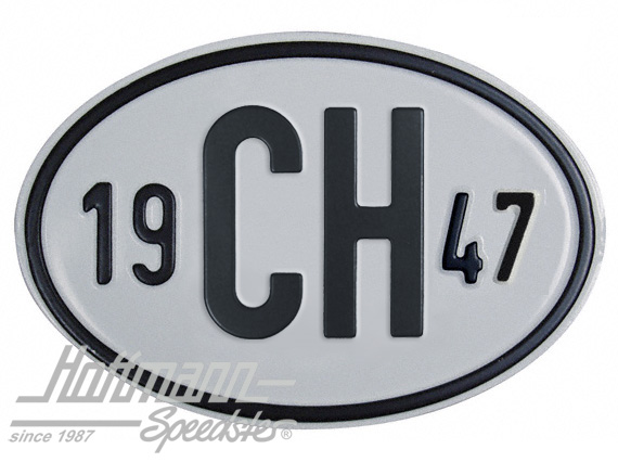 Nationality plate "CH", alu, with year 1947 |  | 020-2401-47