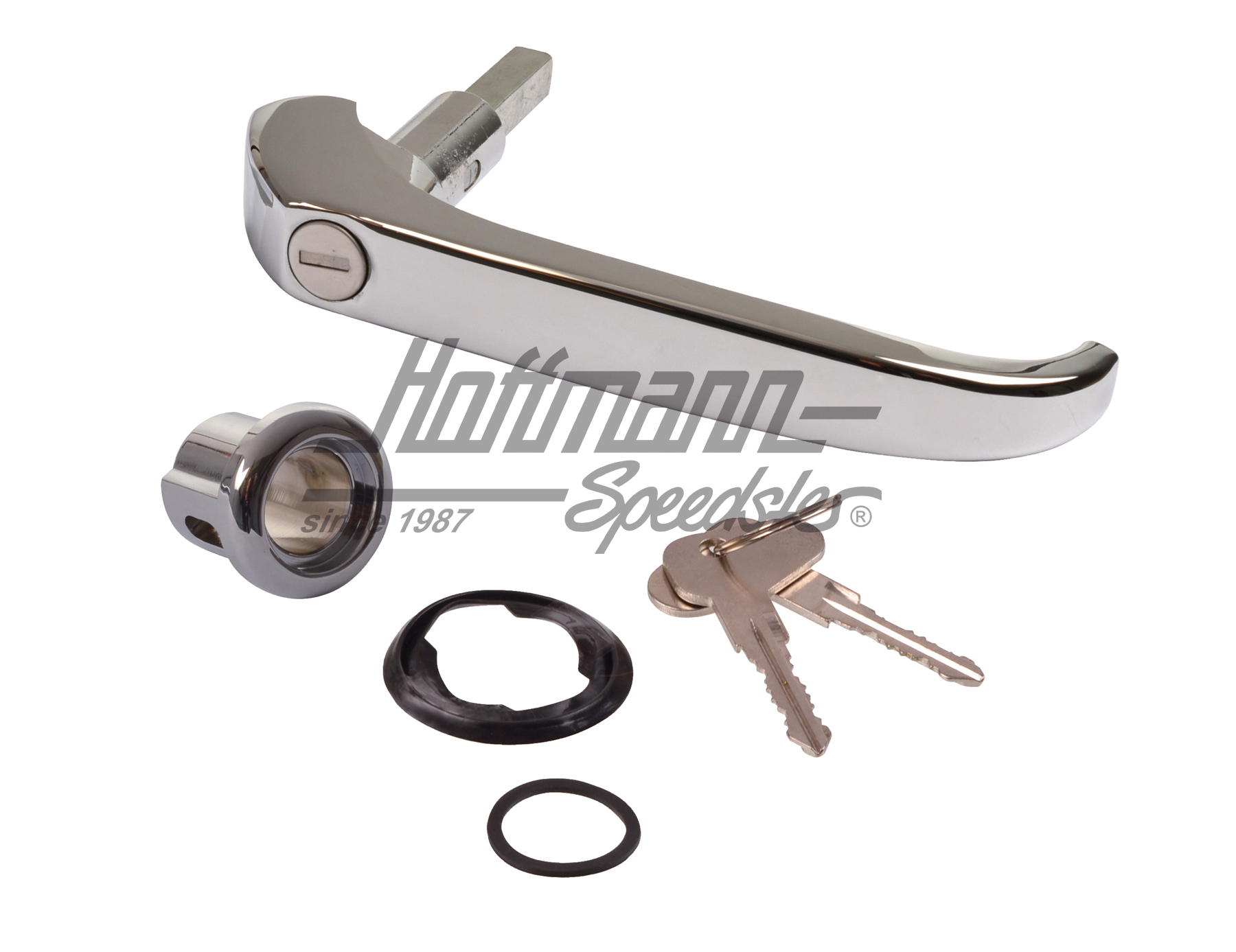 Sliding door handle, Bus T2, 67-73, chromed | 211 843 703 H | 097-1037