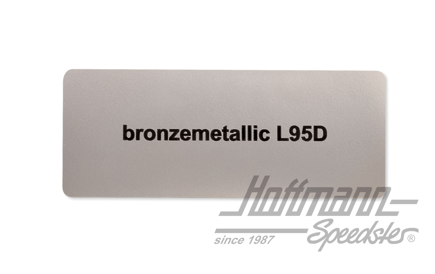 Sticker, colour number L95D, bronze metallic | L95D | 021-0180-26