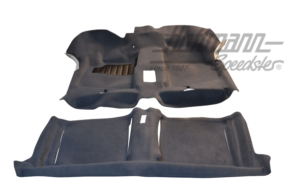 Carpet kit, Golf 1 Convertible, grey                                                                