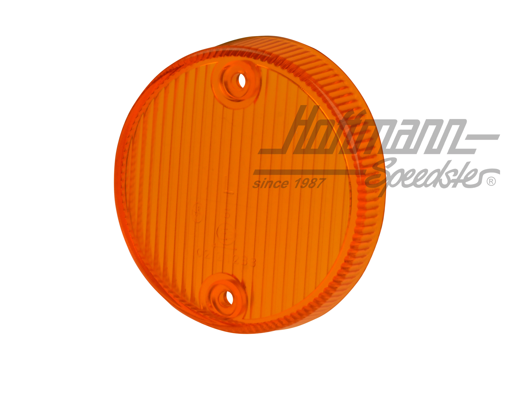 Glass, side marker light, yellow, left                                                              