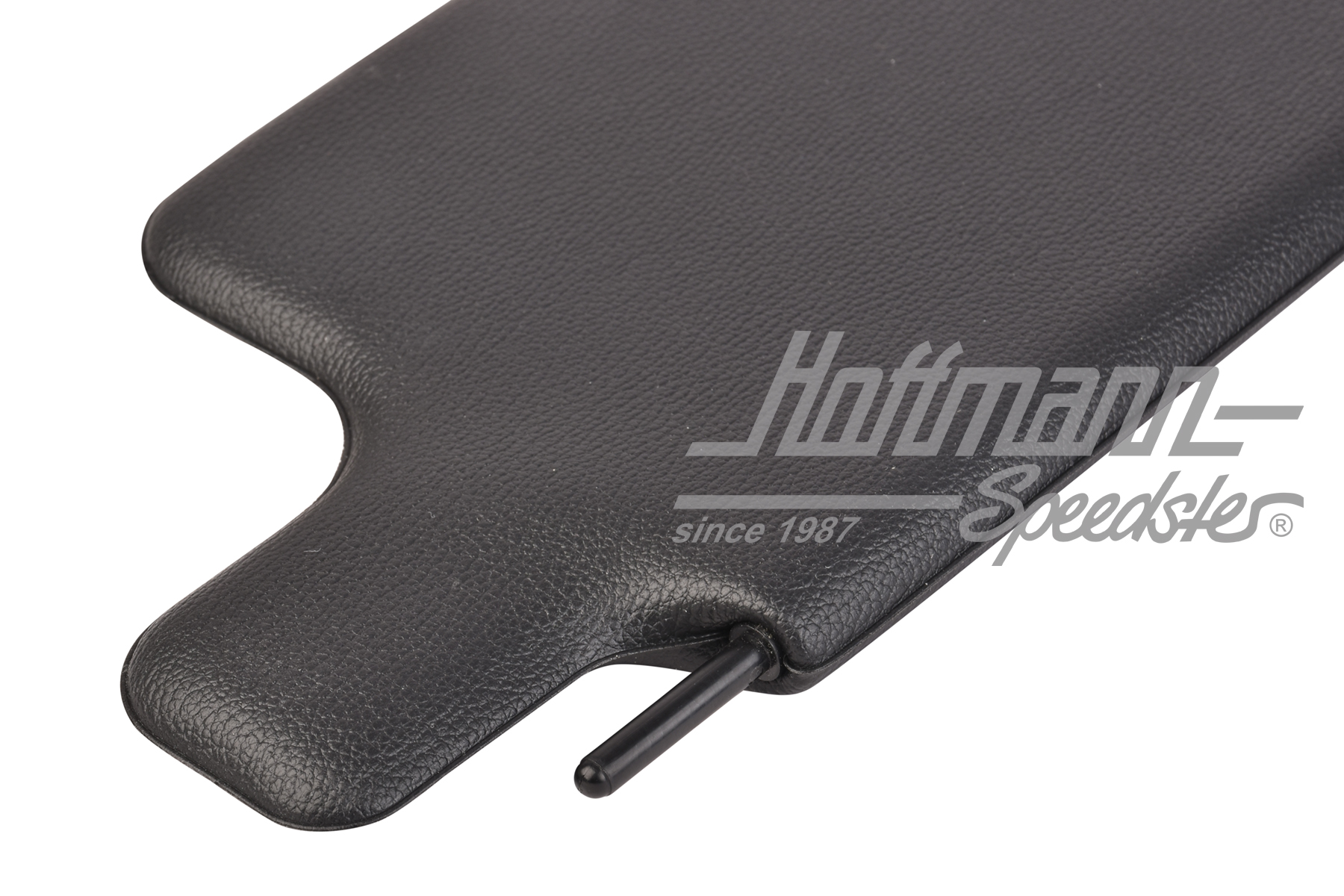 Sun visors, black, with mirror, Sedan/Convertible, .68-                                             