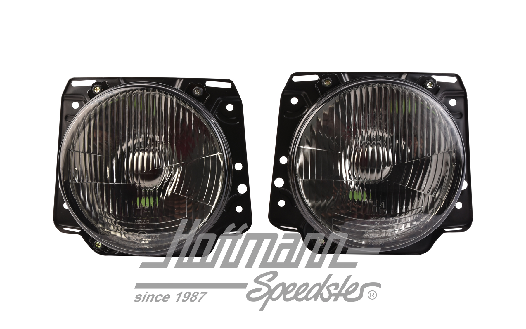 Headlight set, H4, Golf 2, smoked | 191 941 753 A  OE-SK | 209-3817